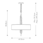 Pendelleuchte Spyre (goldfarben) 6x - Elstead Lighting
