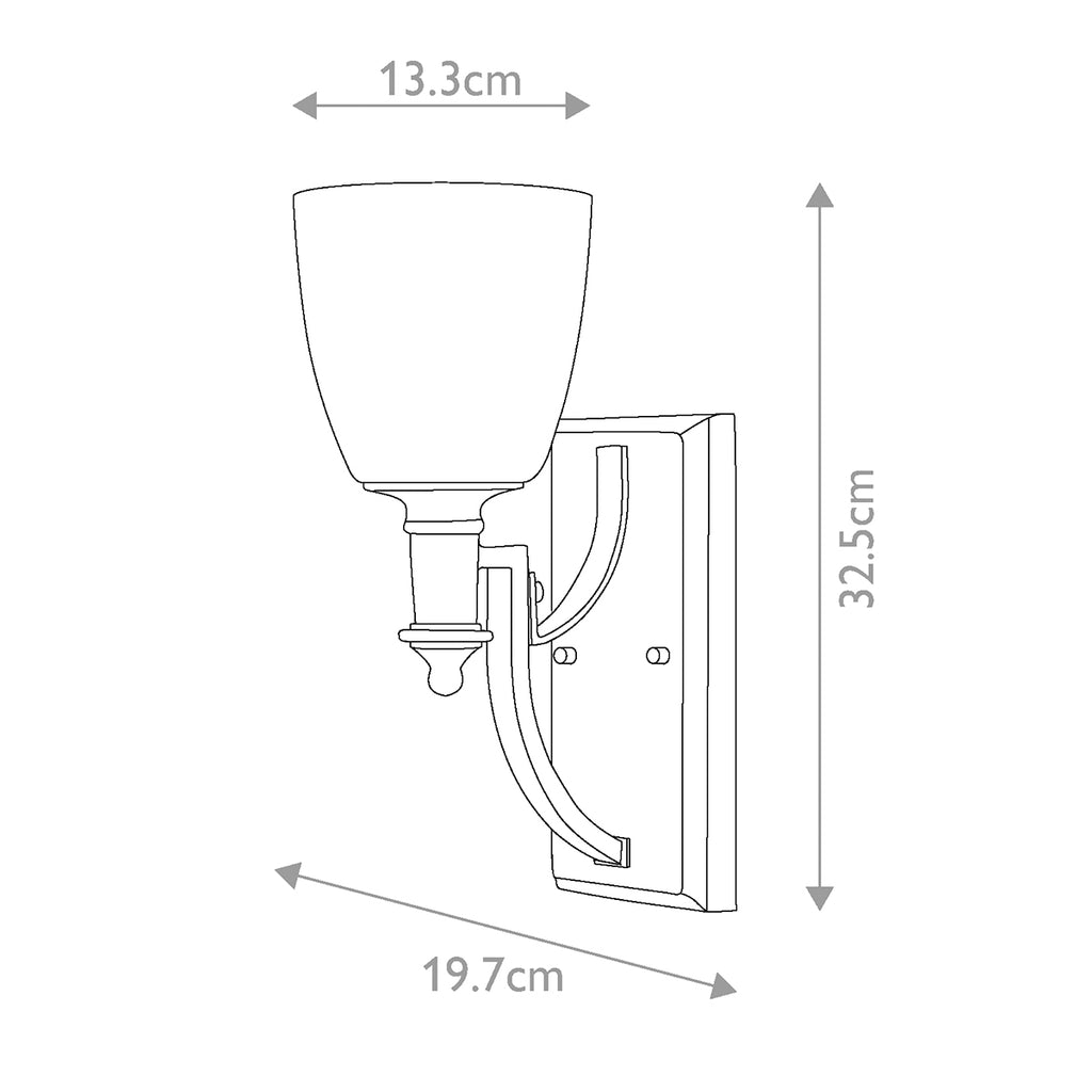 Wandleuchte Truman (messingfarben) 1x - Elstead Lighting