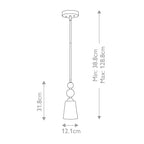 Pendelleuchte Zelda (messingfarben) 1x - Elstead Lighting