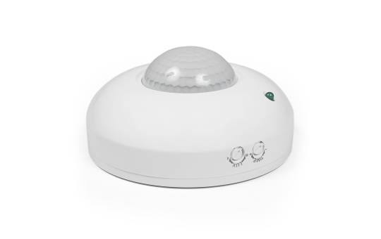 IR Bewegungsmelder LX-362, 360°, 1000W, weiß, LED geeignet