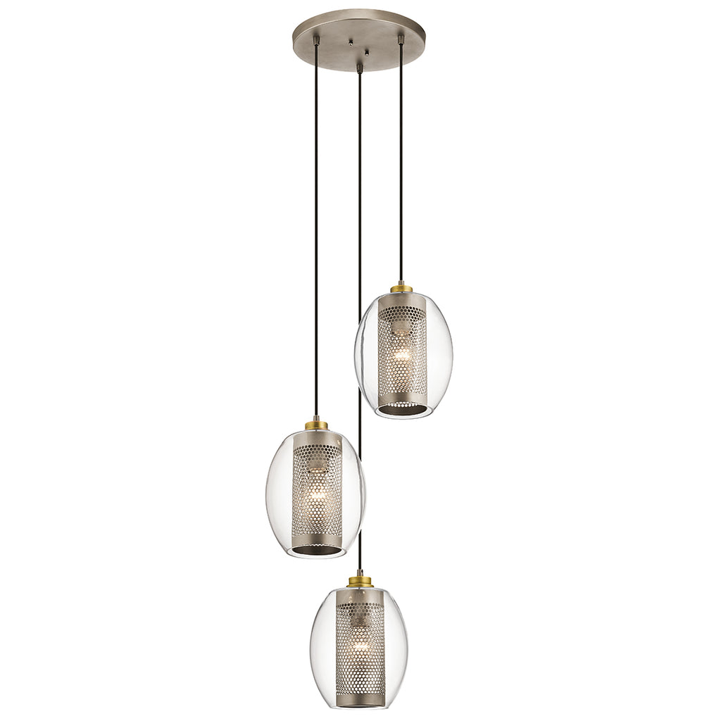 Pendelleuchte Asher II (Antique Pewter) 3x - Elstead Lighting