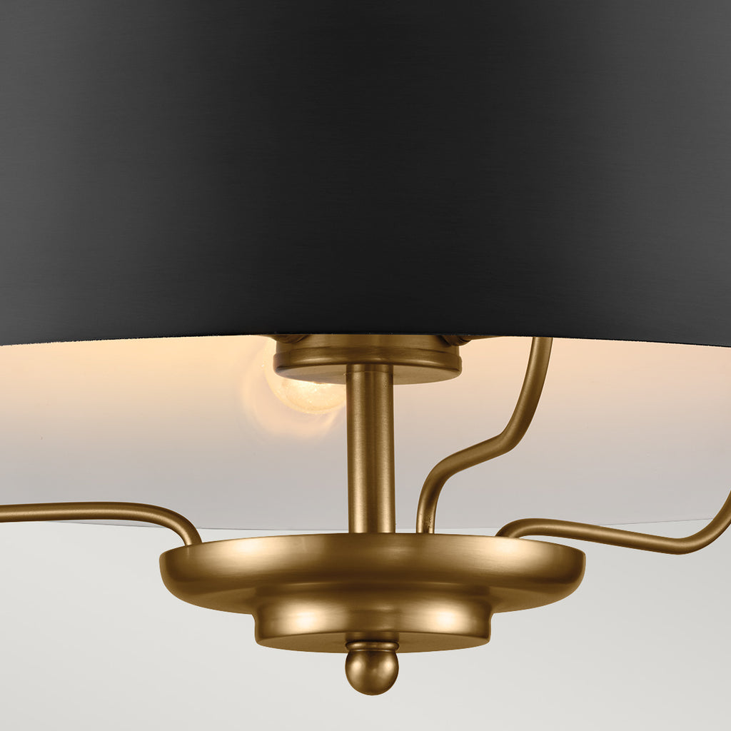 Deckenleuchte Luella (schwarz) 3x - Elstead Lighting