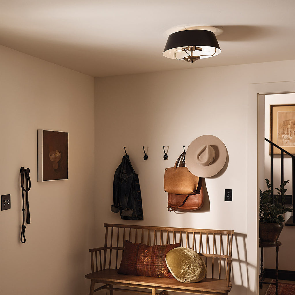 Deckenleuchte Luella (schwarz) 3x - Elstead Lighting