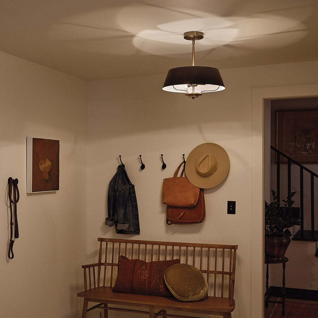 Deckenleuchte Luella (schwarz) 3x - Elstead Lighting