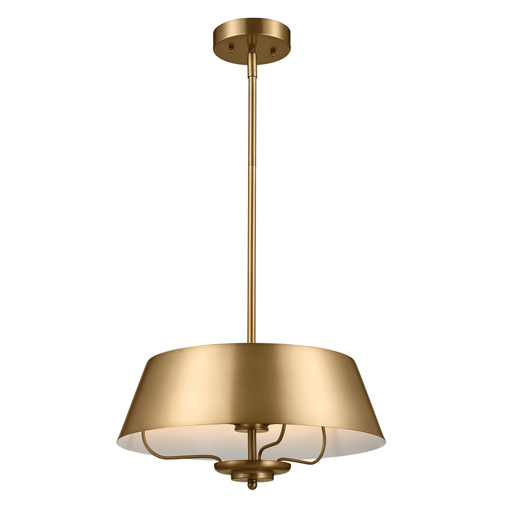 Deckenleuchte Luella (messingfarben) 3x - Elstead Lighting