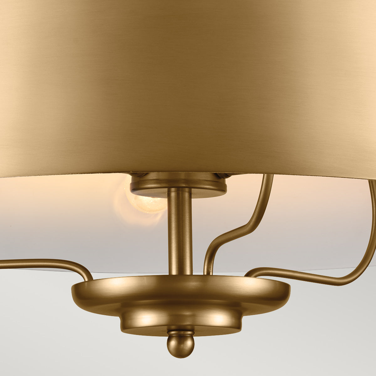 Deckenleuchte Luella (messingfarben) 3x - Elstead Lighting