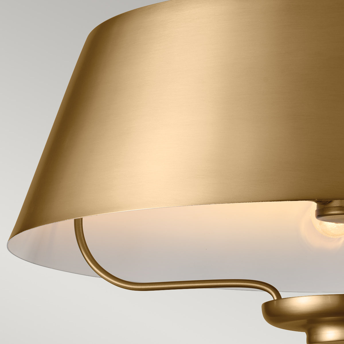Deckenleuchte Luella (messingfarben) 3x - Elstead Lighting