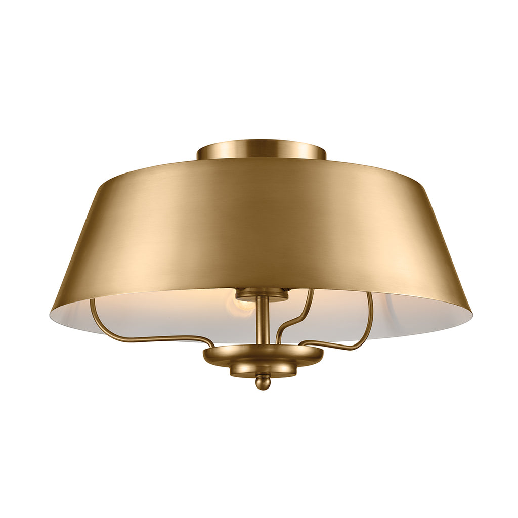Deckenleuchte Luella (messingfarben) 3x - Elstead Lighting