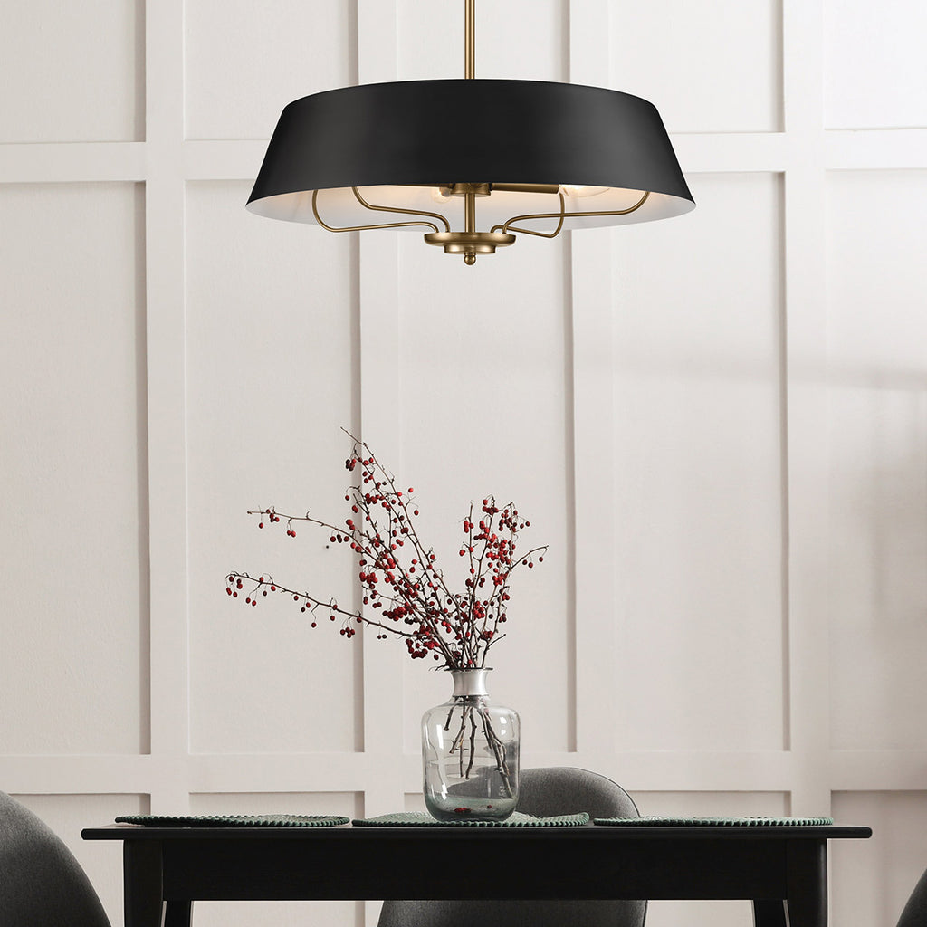 Deckenleuchte Luella (schwarz) 4x - Elstead Lighting