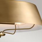Deckenleuchte Luella (messingfarben) 4x - Elstead Lighting