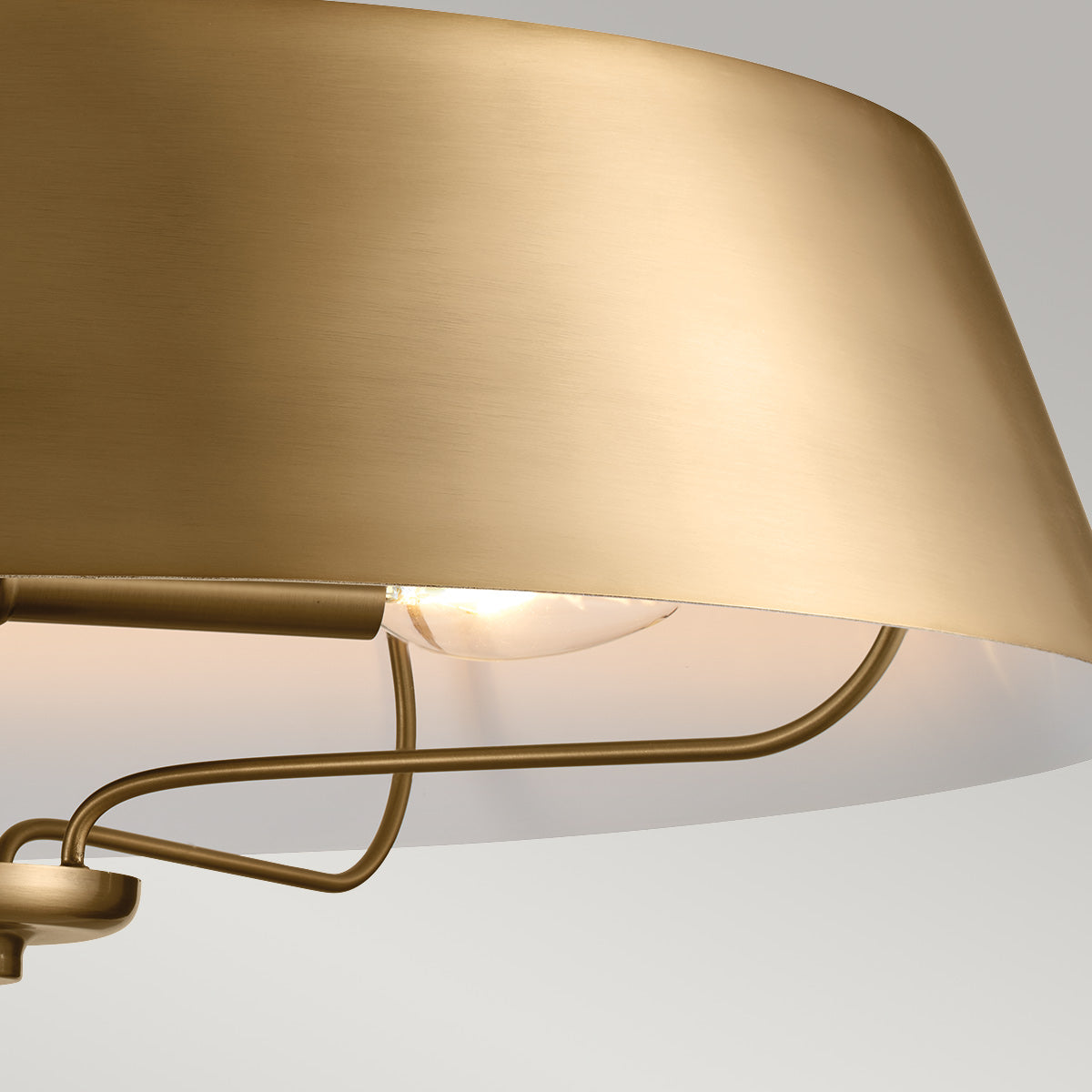 Deckenleuchte Luella (messingfarben) 4x - Elstead Lighting