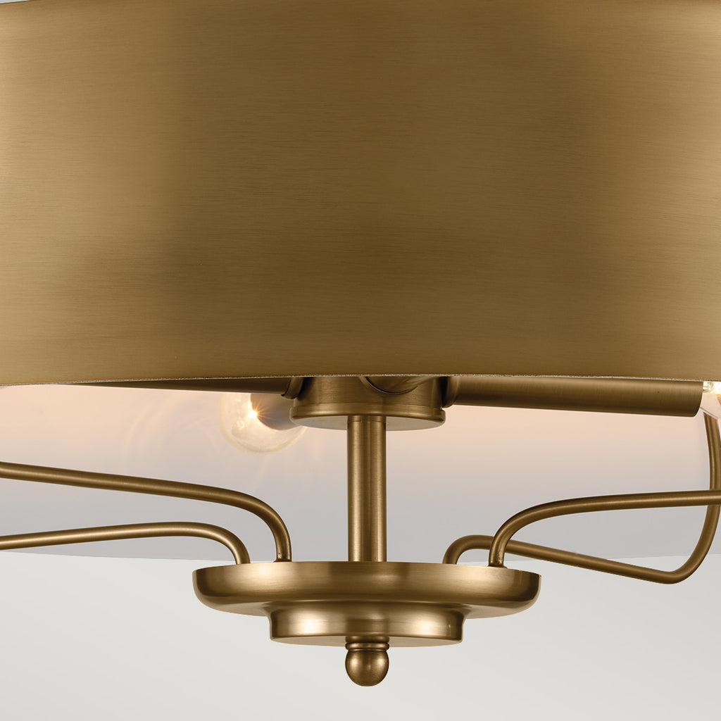 Deckenleuchte Luella (messingfarben) 4x - Elstead Lighting