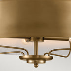 Deckenleuchte Luella (messingfarben) 4x - Elstead Lighting