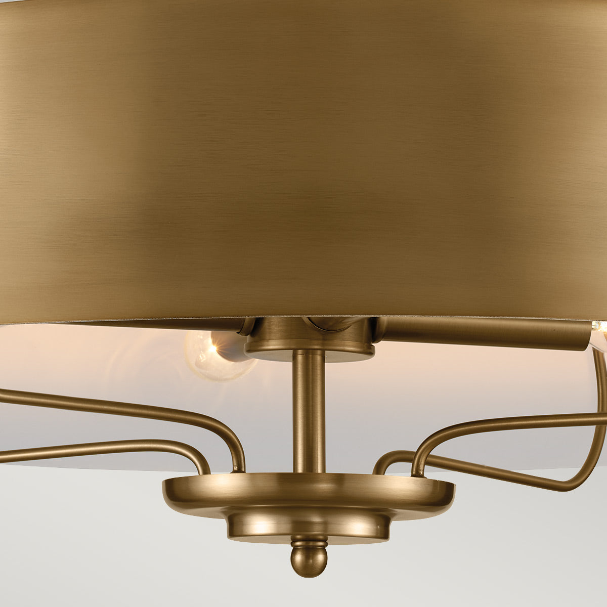 Deckenleuchte Luella (messingfarben) 4x - Elstead Lighting