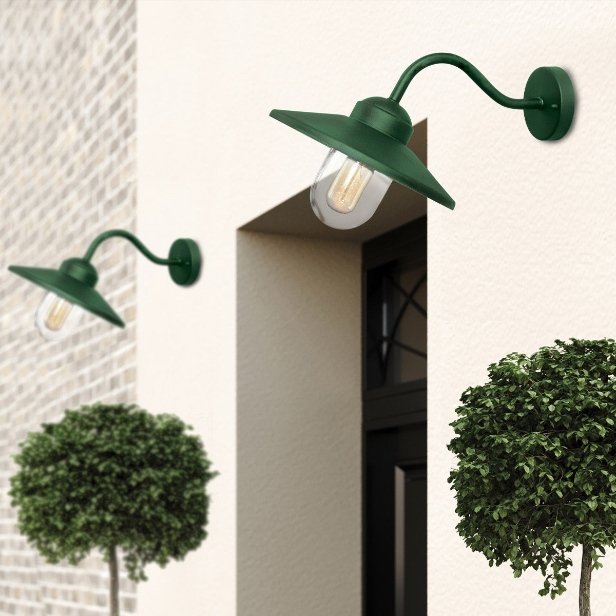 Außen-Wandleuchte Klampenborg (Fir Green) 1x - Elstead Lighting
