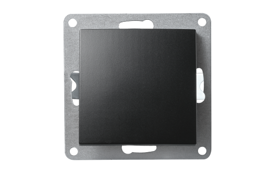Kreuzschalter Premium, 250V~/10A, UP, matt schwarz