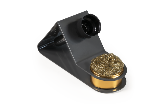 Lötkolben-Ständer mit Lötzinn-Abstreifer