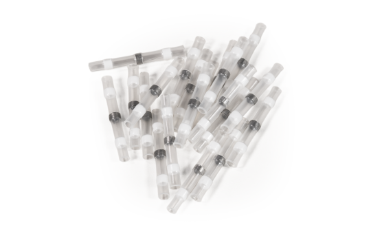 Lötverbinder, Ø1,7mm - weiße Markierung, 0,25-0,34mm² Kabel, 20er-Pack