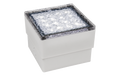 LED-Bodenleuchte Pflasterstein 10x10x7cm, 80lm, IP65, neutralweiß,230V, 1.5W