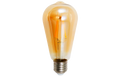 LED Filament Glühlampe Retro E27, 4W, 420lm, warmweiß, goldenes Glas
