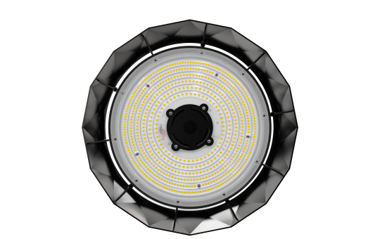 LED-Hallenstrahler EINLICHT UFO-Diamond 150W, 19.500lm, 4000K, IP65, IK08, 90°