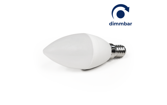 LED Kerzenlampe, E14, 7W, 520lm, 160°, 4000K, neutralweiß, dimmbar