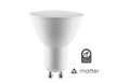 LED-Leuchtmittel ITIUS, GU10, 4,8W, 500 Lumen RGB + CCT, matter über Thread