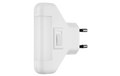 LED-Nachtlicht Energiespar, 1W, mit Schalter, weiß