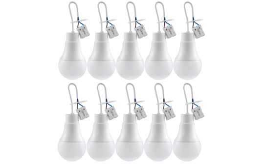 LED-Renovierleuchte LR-9 9W, 900lm, 4000K, 19cm Kabel, 10er-Pack