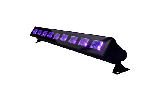 LED-Schwarzlicht-Leiste IBIZA LED-UVBAR18, 18x3W LEDs