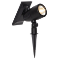 LED-Solar-Spotlight Powerspot, schwarz, 9,5x21cm, Akku, outdoor, mit Erdspieß