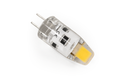LED-Stiftsockellampe Silicia COB, G4, 1W, 110 lm, warmweiß