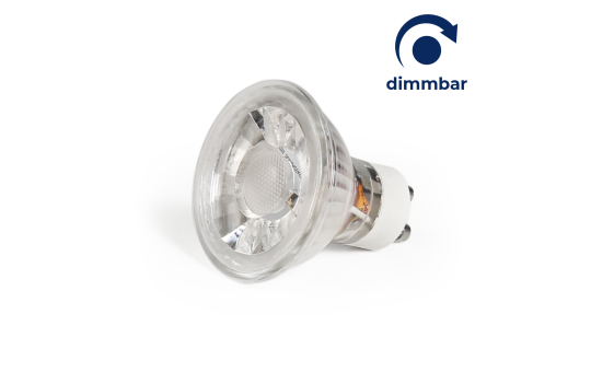 LED-Strahler MCOB GU10, 5W, 350 lm, warmweiß, dimmbar