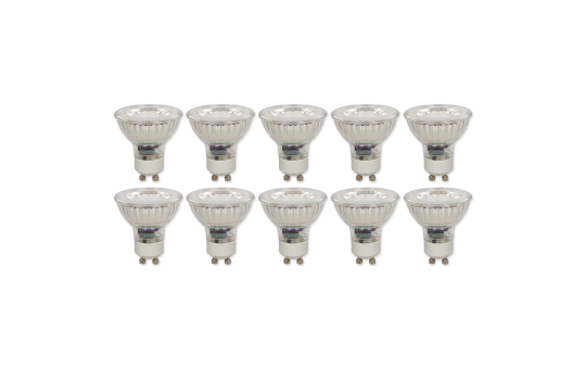 LED-Strahler MCOB GU10, 5W, 400 lm, warmweiß, 10er-Pack