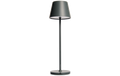 LED-Tischleuchte ROLF KERN Club 38cm, Basaltgrau, Akku, dimmbar