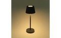 LED-Tischleuchte ROLF KERN Club Nano 21cm, Basaltgrau, Akku, dimmbar
