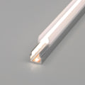LED Alu Glasprofil f. 7,3mm Glas FreeCut 9,95x14,9mm mit LED 12V 4000K 1,5 Meter