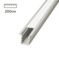 LED Fugen-Profil eloxiert 18 x 15mm opal 200cm