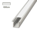 LED Fugen-Profil eloxiert 20 x 15mm opal 100cm