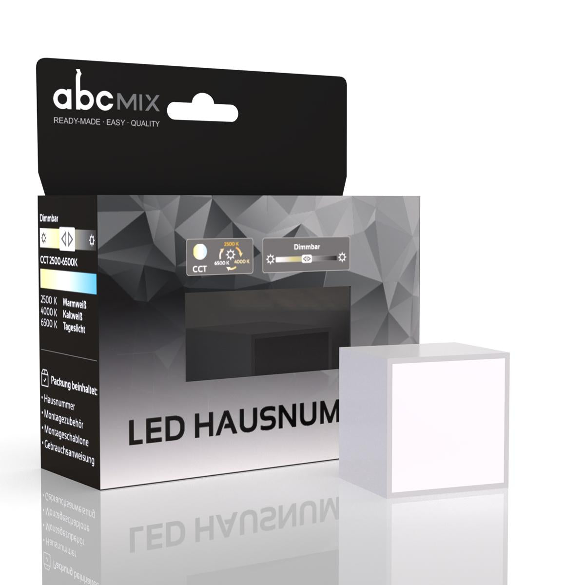 LED Hausnummer . Punkt CCT 12V 2700K/4000K/6500K