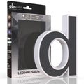 LED Hausnummer d inkl. Anthrazit-Cover - CCT 12V 2700K/4000K/6500K