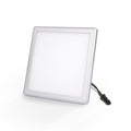 LED Mini Panel eckig 3W 12V IP20 100mm x 100mm - Lichtfarbe: Warmweiß 3000K