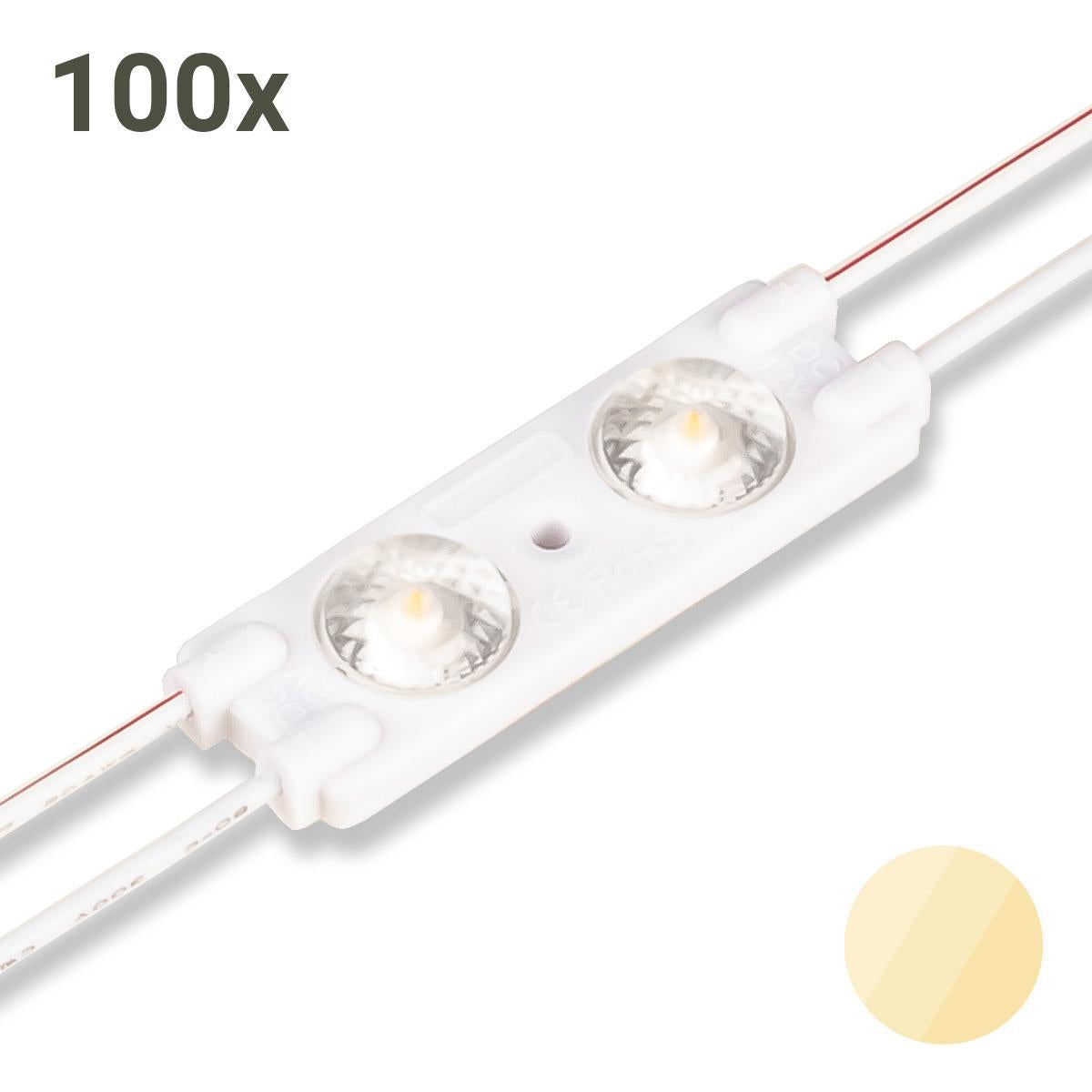 LED Modul 2700K 1W 175° 12V IP67 (100 Stück VPE)