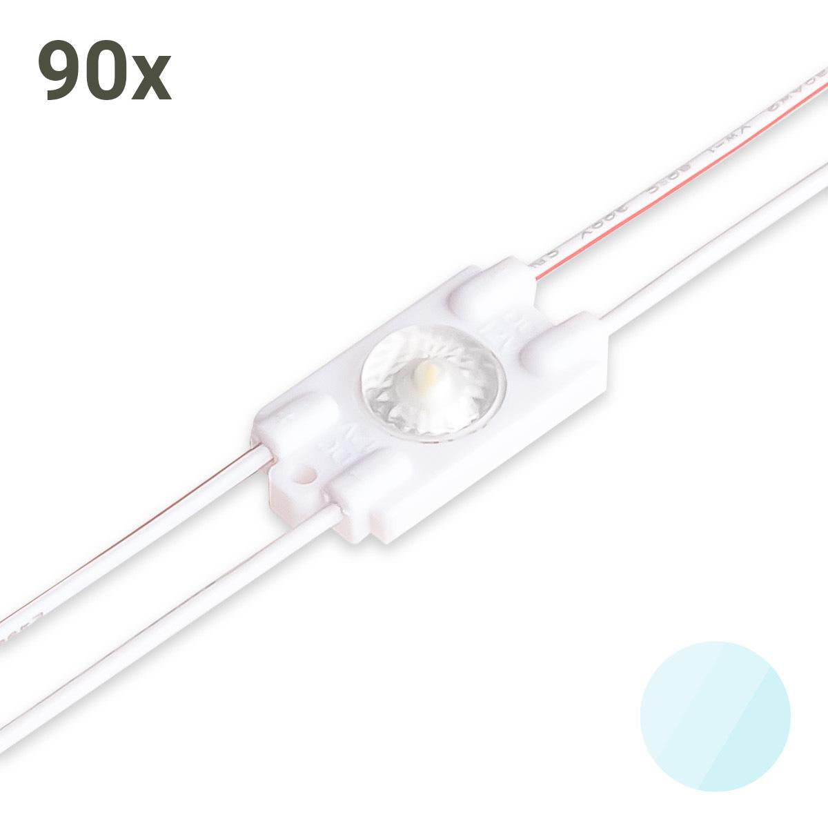 LED Modul 6500K 0,5W 175° 12V IP67 (90 Stück VPE)