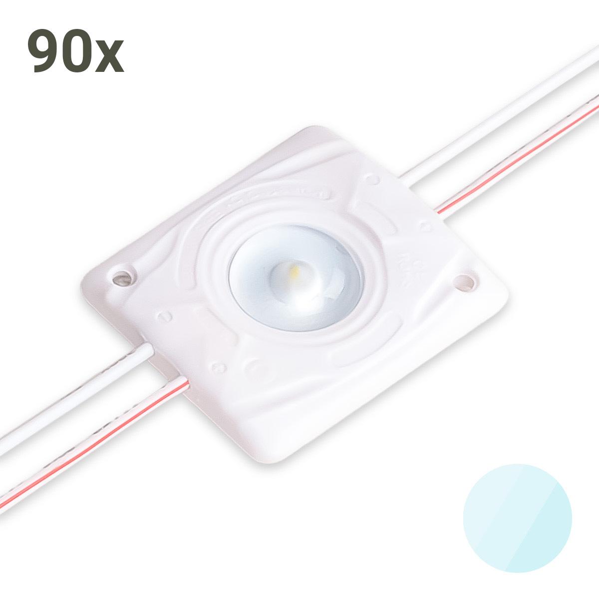 LED Modul 6500K 1,4W 160° 12V IP67 (90 Stück VPE)