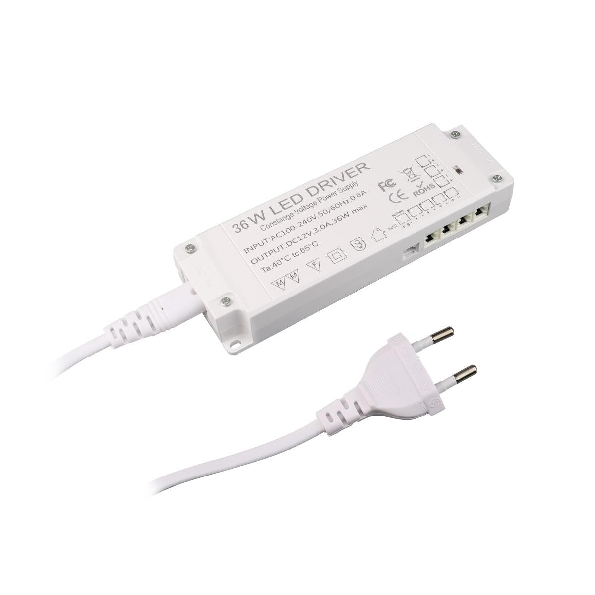 LED Netzteil 36W 12V 7Port weiss