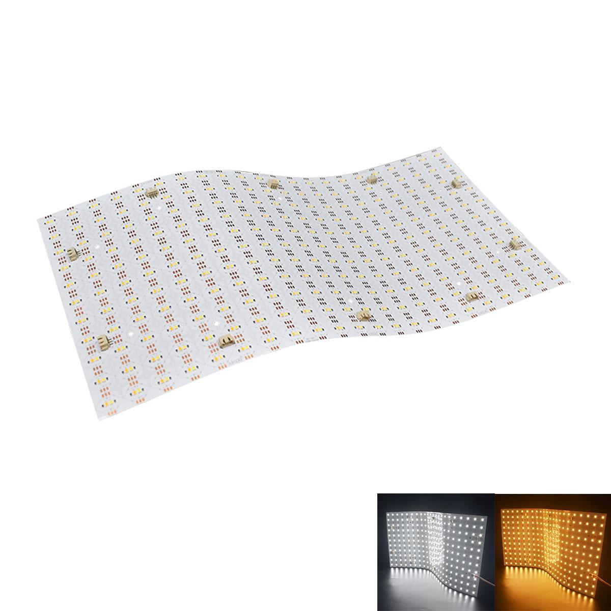 LED Platinen 4er Set flexibel | 24V LED-Module mit 484 LEDs/Stk. SMD2835 | CRI >90 | 40W | LED Sheet IP20 CCT 2700-6500K