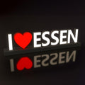 LED Schriftzug Set I ❤️ ESSEN- 75mm easyClick