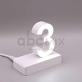 Leuchtbuchstabe EasyClick 3 für 75mm Arial 4000K weiß