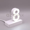 Leuchtbuchstabe EasyClick 8 für 75mm Arial 4000K weiß